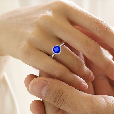 Königsblauer Ring