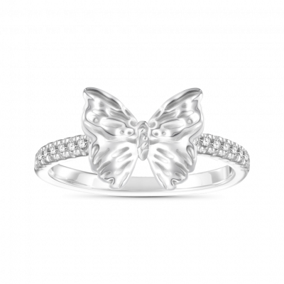 Schmetterling Diamant Ring