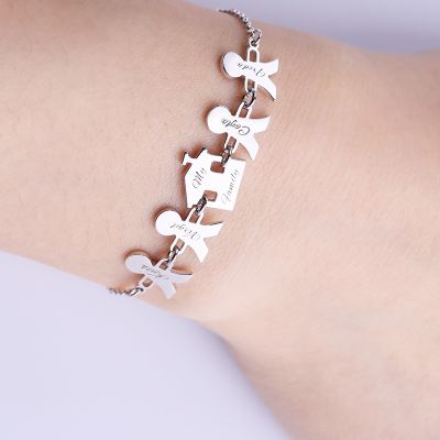 Personalisiertes Herz Armband